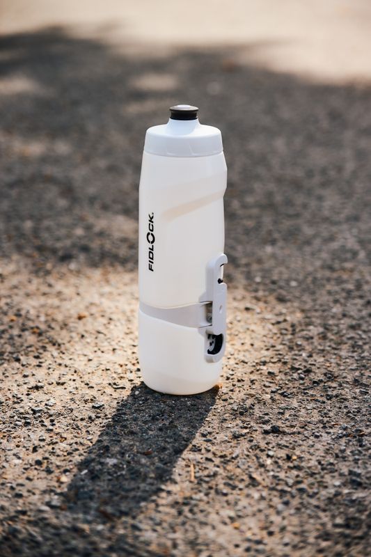 Fidlock TWIST Drikkeflaske 800ml + Sykkelbase POLAR WHITE EDITION